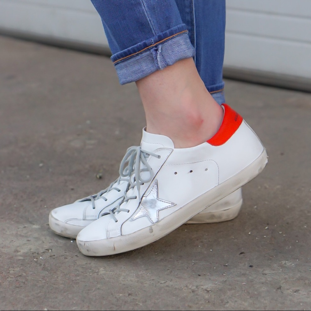 Golden Goose Superstar Sneakers, White, 39